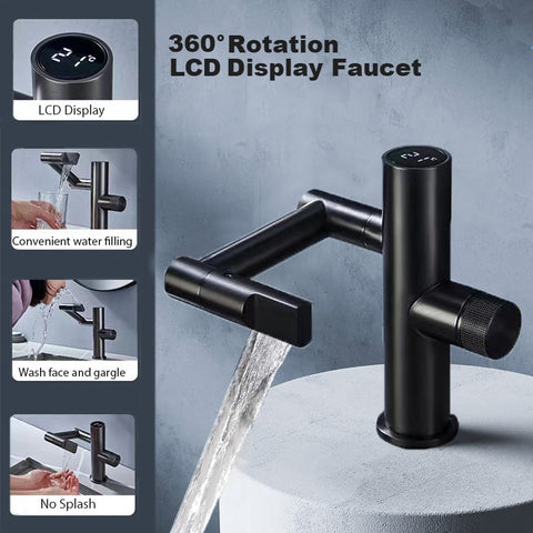 360 Degree Digital Display Faucet