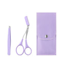 3PCS Stainless Steel Eyebrow Trimming Set
