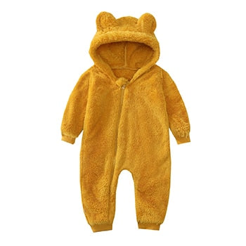 Baby Cute Plush Bear Jumpsuit