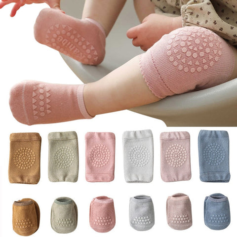 Baby Anti-slip Knee Pads Socks Set