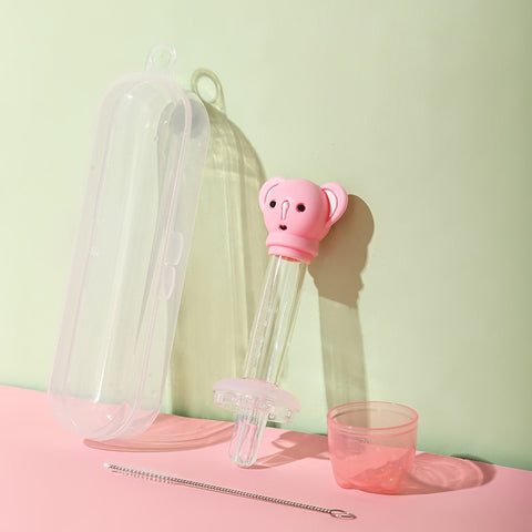 Baby Cartoon Medicine Pacifier Set