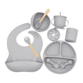 9PCS/Set Baby Silicone Tableware