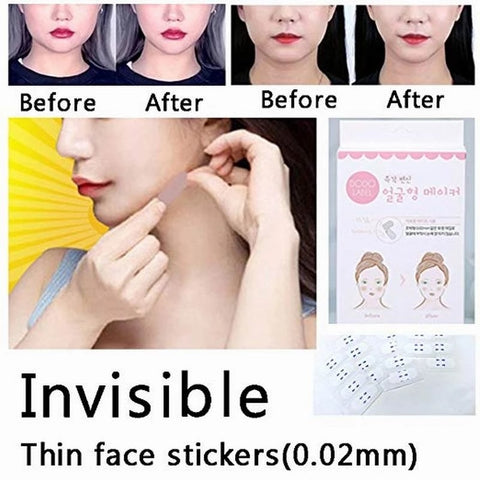 40PCS/Box Invisible Face Lifting Stickers