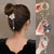 Pearl Rhinestone Hair Claw Clips