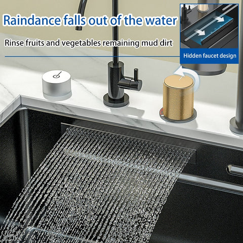 Nano 304 Stainless Steel Knife Rack Kitchen Sink