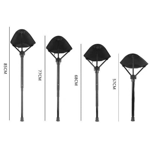 Teleskophocker aus Aluminiumlegierung