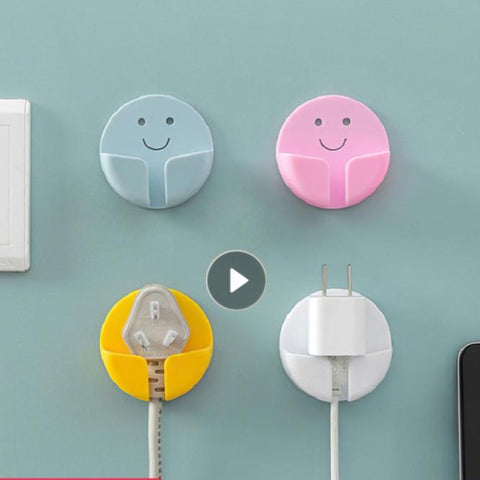 Power Cord Plug Wall Holder Hook