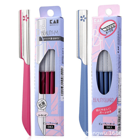 5PCS Japanese Wide Blade Eyebrow Facial Shaver