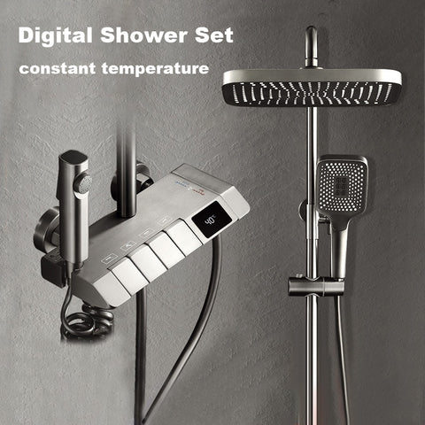 Digital Display Shower Set