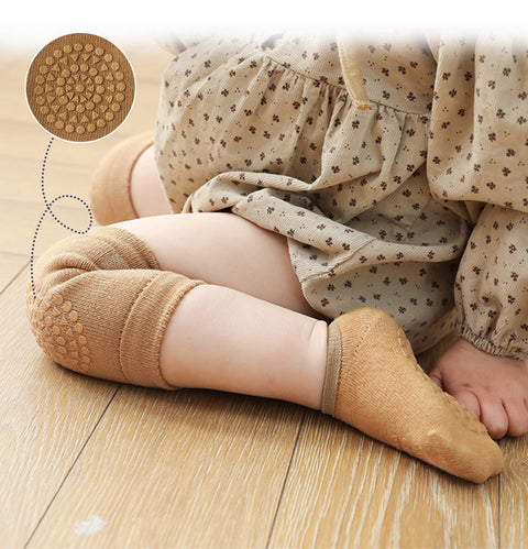 Baby Anti-slip Knee Pads Socks Set