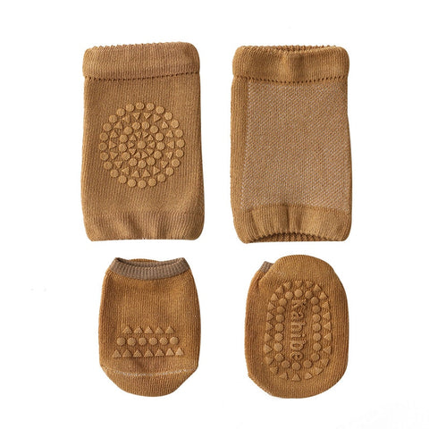 Baby Anti-slip Knee Pads Socks Set