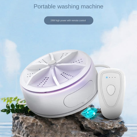 Portable Washing Machine with Detergent Grid