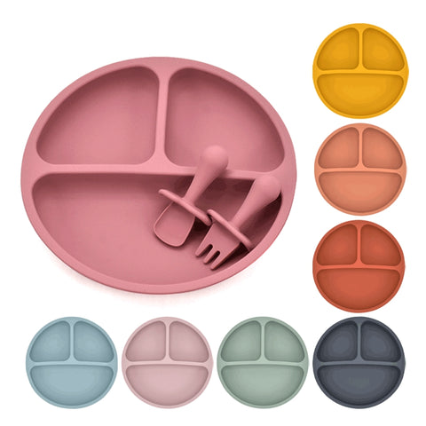 Baby Safe Silicone Dining Plate