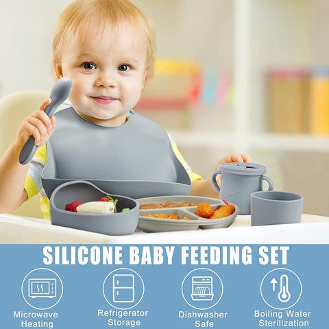 Silicone Baby Tableware Set