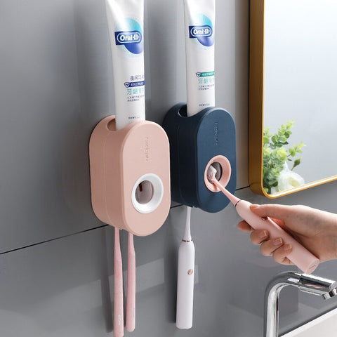 Wall Mounted Toothpaste Gadget