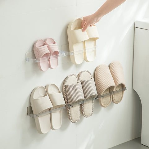 Wall-mounted Bathroom Slipper Organizer