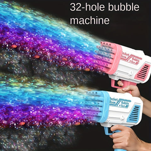 32 Holes Bubble Gun Machine