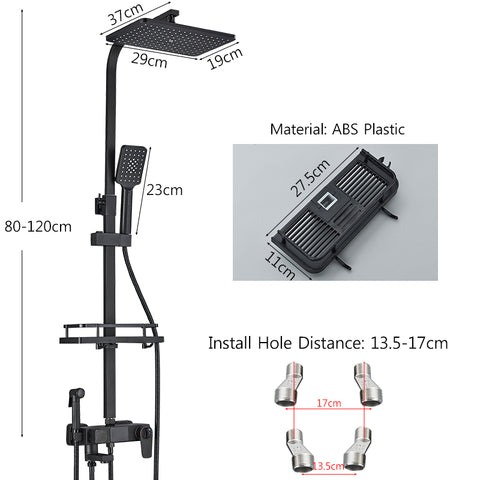 Thermostatic Digital Display Shower