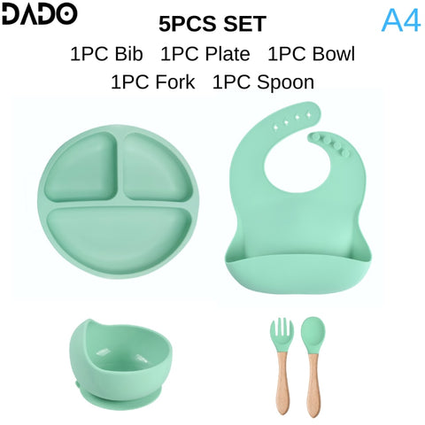 Silicone Baby Tableware Set