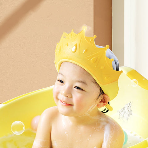 Crown Baby Shower Cap