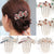 Crystal Flower Hair Comb Pin