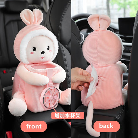 2 in 1 Cute Cartoon Car Tissue Box