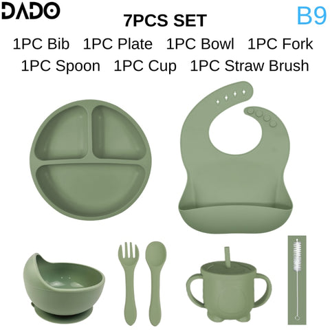 Silicone Baby Tableware Set