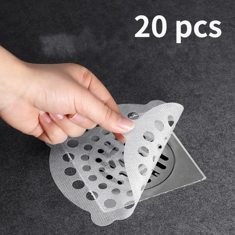 20PCS Disposable Bathroom Floor Drainer