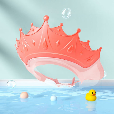 Crown Baby Shower Cap