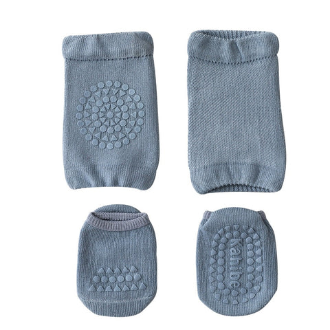 Baby Anti-slip Knee Pads Socks Set
