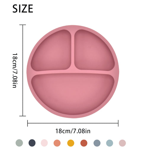 Baby Safe Silicone Dining Plate