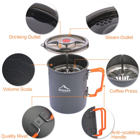 Widesea Camping Coffee Pot