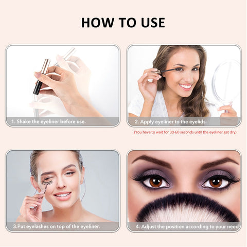 5-Pair Set Magnetic Eyelashes