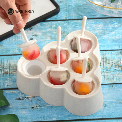 6 Grids Ice Cream Mold