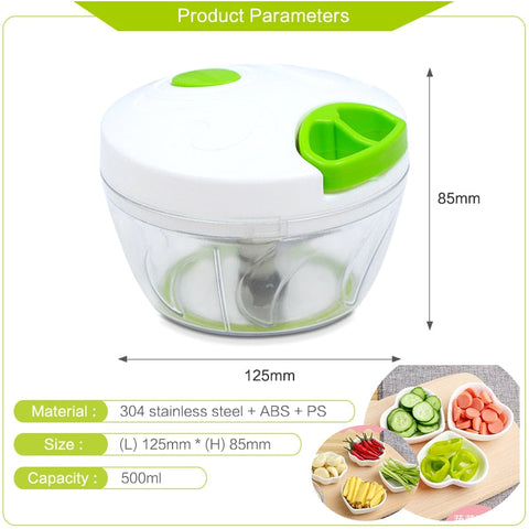 Hand-power Food Chopper