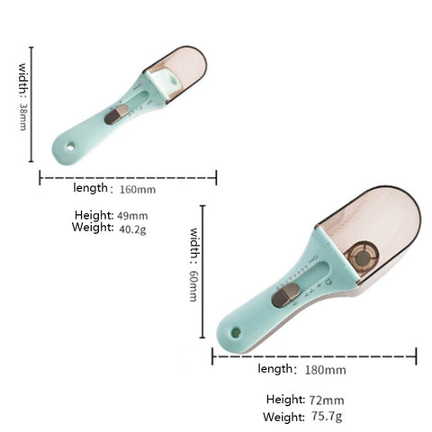 2Pcs/Set Adjustable Measuring Spoons