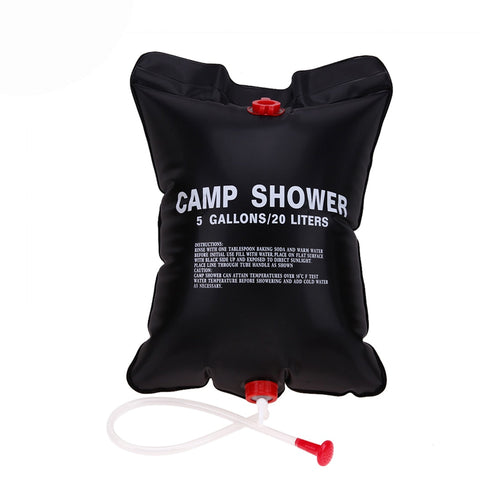 5-Gallon (20L) Portable Camping Shower Bag