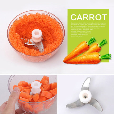 Hand-power Food Chopper