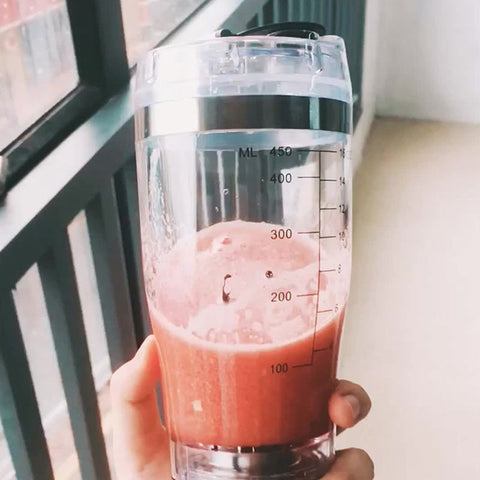 Electric Portable Protein Powder Shaker Bottle