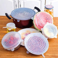 6Pcs/Lot Silicone Food Wrap Cover
