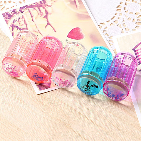 Clear Round Jelly Nail Stamper