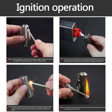 5Pcs/Lot Waterproof Permanent Lighter Match