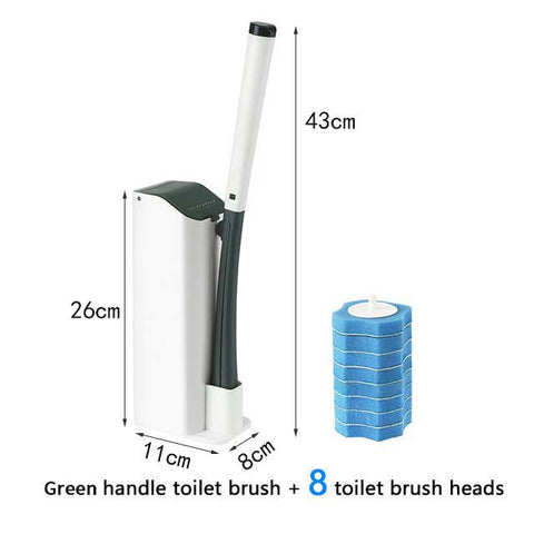 Disposable Toilet Cleaner With Brush Head