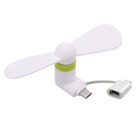 2-In-1 Mobile Phone Fan for Android and IOS