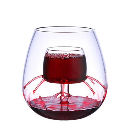 2PCS/1PC Aerating Wine Glasses Tumblers