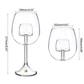 2PCS/1PC Aerating Wine Glasses Tumblers