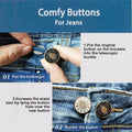 Retractable Buttons for Jeans