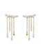 1 Pair Long Star Elegant Earrings