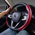 1 Pair Carbon Fiber Steering Wheel Non-Slip Cover