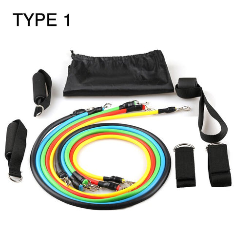 11-piece Set Multi-purpose Resistance Band